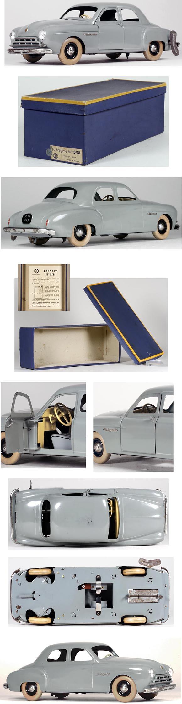 c.1951 CIJ, Renault Fregate Clockwork Sedan in Original Box